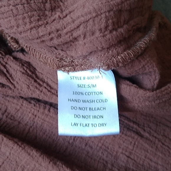 Böhme Crop Top Oversized with Ruffle Size S/M - Picture 7 of 9